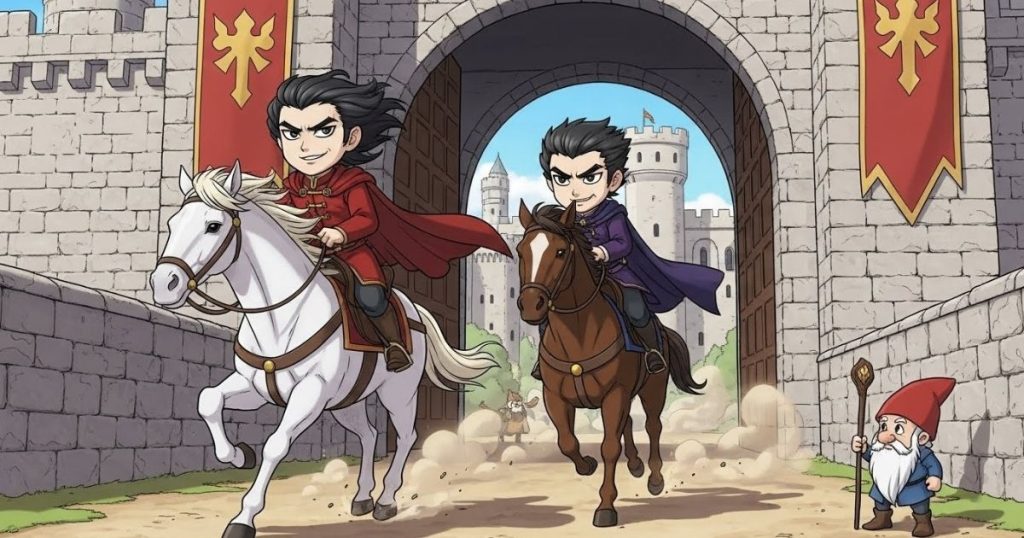 ภาพประกอบนิทานกริมม์เรื่องน้ำแห่งชีวิต 2