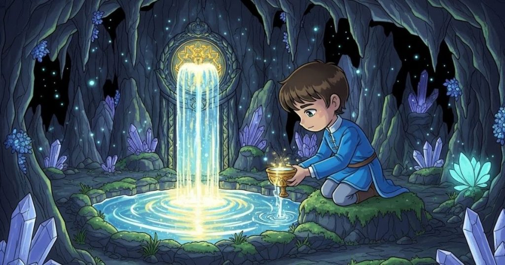 ภาพประกอบนิทานกริมม์เรื่องน้ำแห่งชีวิต 3