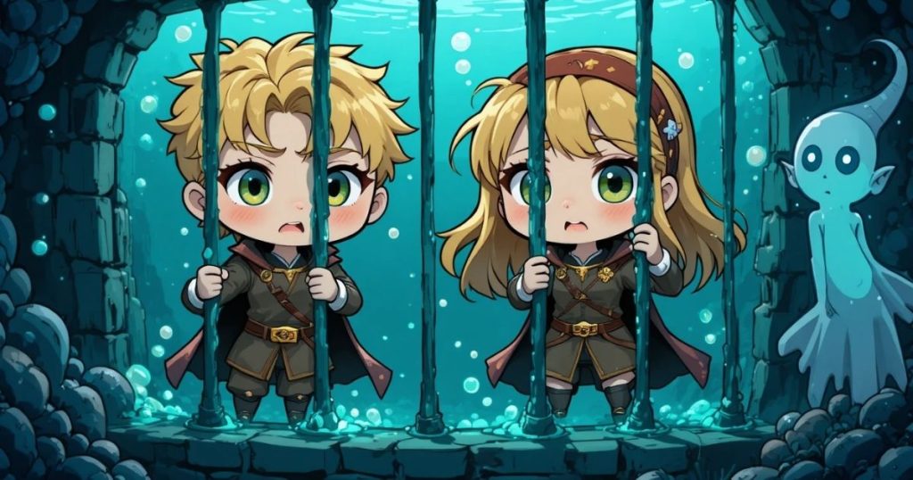 ภาพประกอบนิทานกริมม์เรื่องภูติน้ำ 2