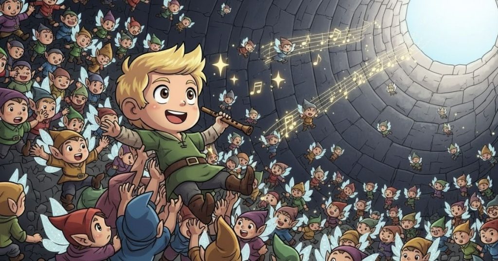 ภาพประกอบนิทานกริมม์เรื่องภูติแคระ 4