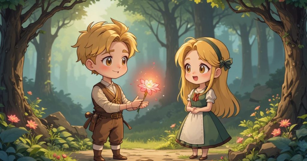 ภาพประกอบนิทานกริมม์เรื่องยอรินดากับยอริงเกิล 5