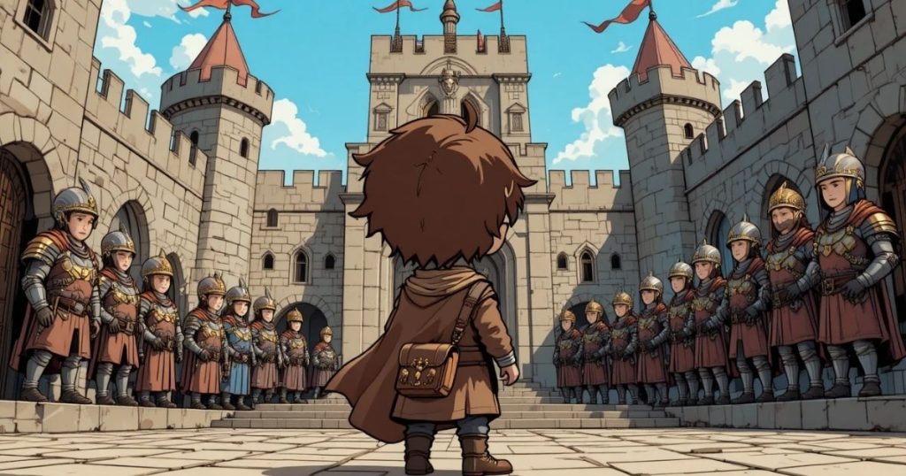 ภาพประกอบนิทานกริมม์เรื่องย่าม หมวก และแตรวิเศษ 4