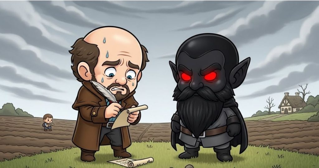 ภาพประกอบนิทานกริมม์เรื่องราชาแห่งภูเขาทองคำ 2