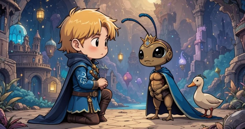 ภาพประกอบนิทานกริมม์เรื่องราชินีผึ้ง 2