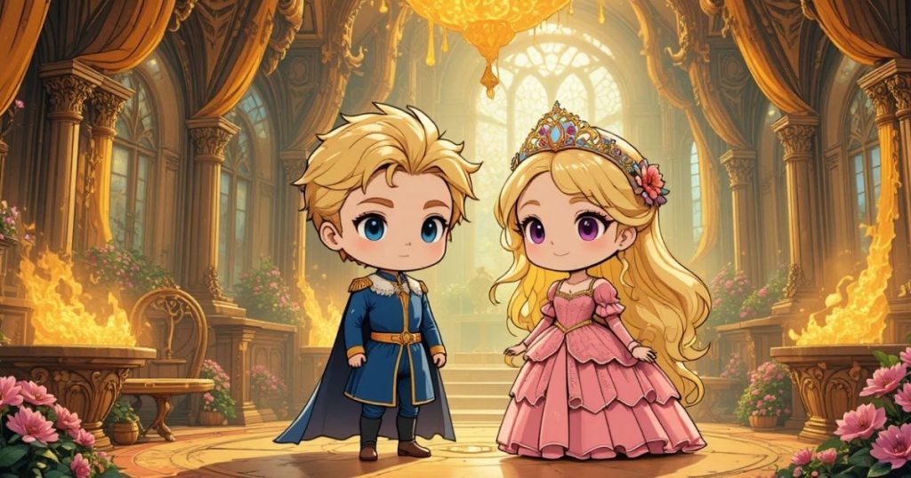 ภาพประกอบนิทานกริมม์เรื่องราชินีผึ้ง 3