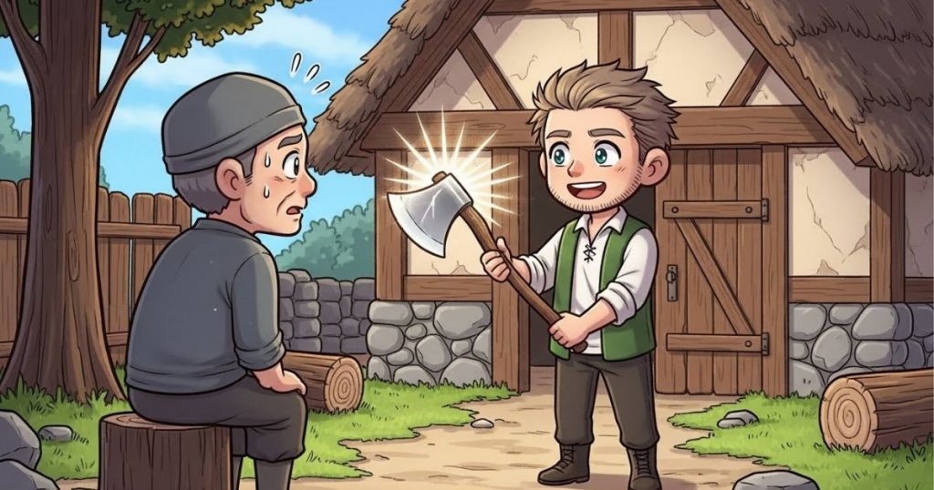 ภาพประกอบนิทานกริมม์เรื่องวิญญาณในขวดแก้ว 5