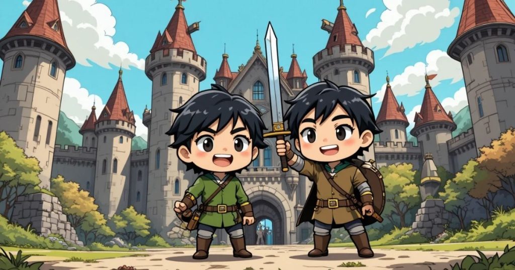 ภาพประกอบนิทานกริมม์เรื่องสองพี่น้อง 4