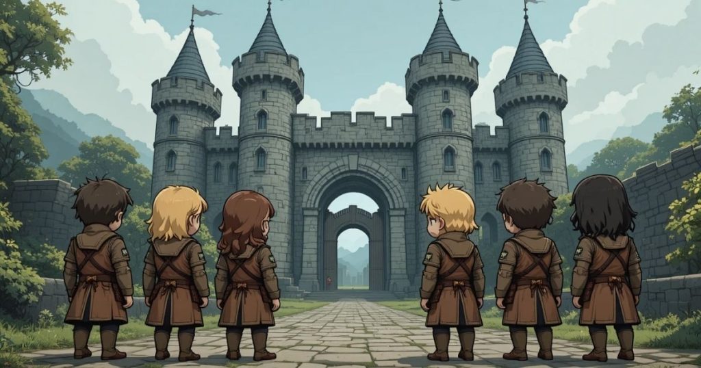 ภาพประกอบนิทานกริมม์เรื่องหกทหารแห่งโชคชะตา 2