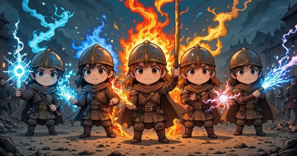 ภาพประกอบนิทานกริมม์เรื่องหกทหารแห่งโชคชะตา 3