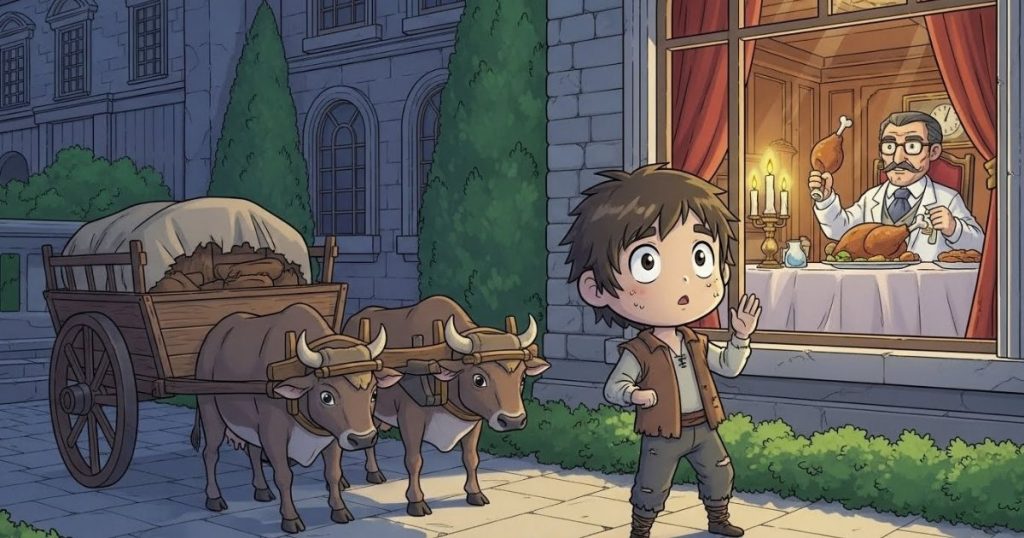 ภาพประกอบนิทานกริมม์เรื่องหมอสารพัดรู้