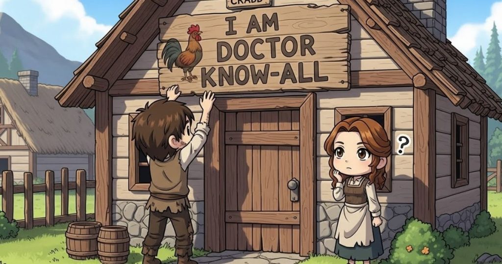 ภาพประกอบนิทานกริมม์เรื่องหมอสารพัดรู้ 2