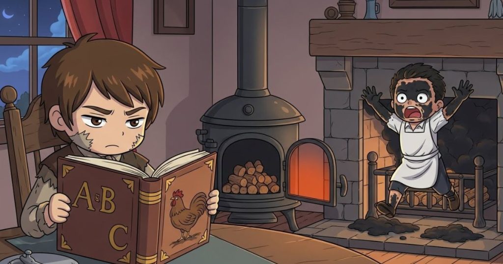 ภาพประกอบนิทานกริมม์เรื่องหมอสารพัดรู้ 5