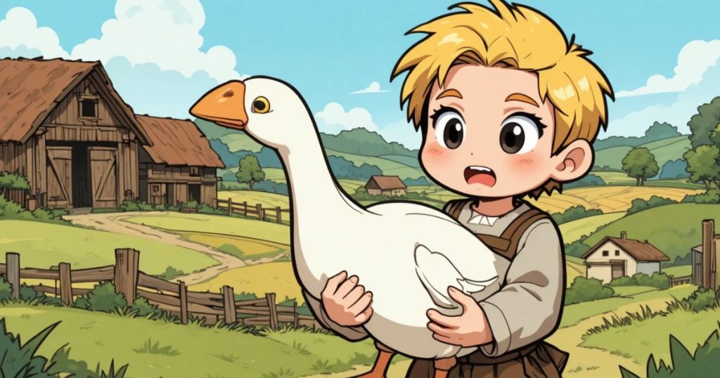 ภาพประกอบนิทานกริมม์เรื่องฮันส์ผู้โชคดี 5