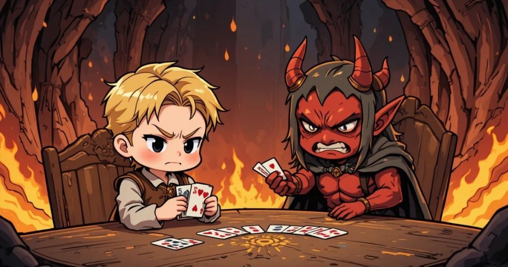 ภาพประกอบนิทานกริมม์เรื่องฮันเซลนักพนัน 3