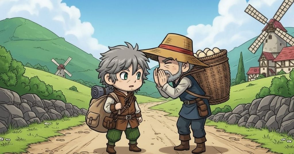 ภาพประกอบนิทานกริมม์เรื่องฮิลเดอบรันด์เฒ่า 2