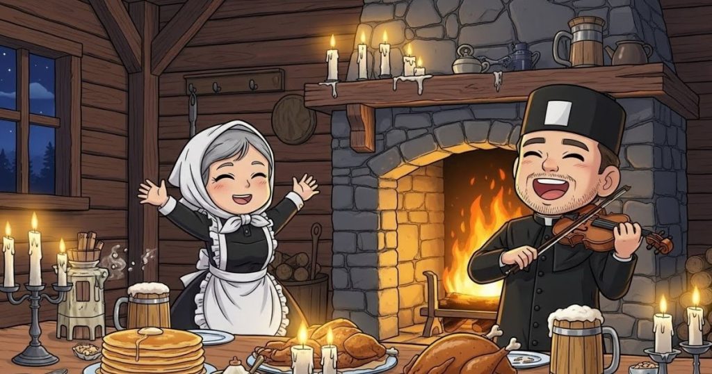 ภาพประกอบนิทานกริมม์เรื่องฮิลเดอบรันด์เฒ่า 4