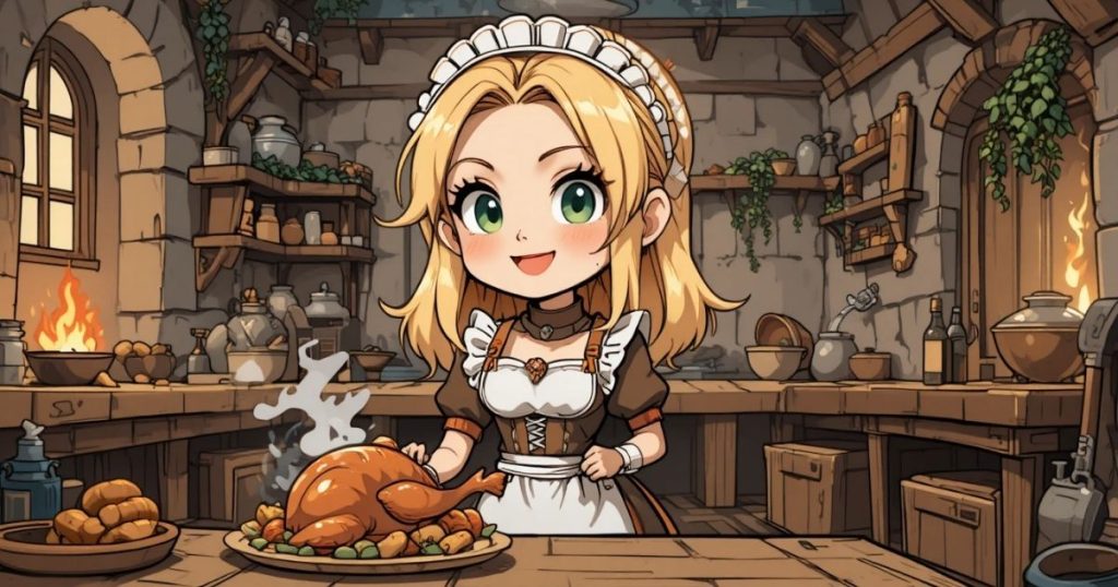 ภาพประกอบนิทานกริมม์เรื่องเกรเทลผู้ชาญฉลาด