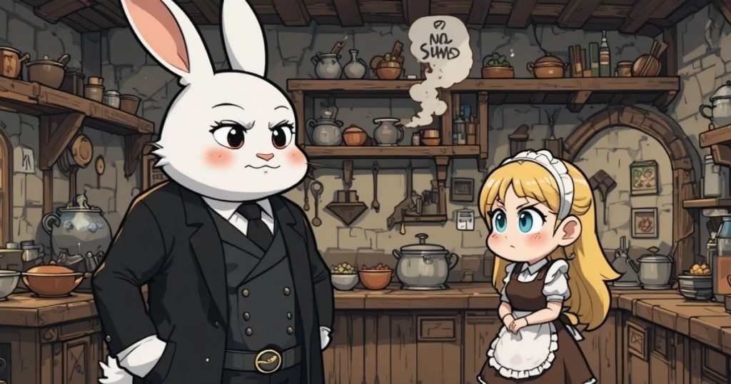 ภาพประกอบนิทานกริมม์เรื่องเจ้าสาวของกระต่าย 2