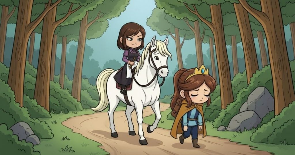 ภาพประกอบนิทานกริมม์เรื่องเจ้าหญิงเลี้ยงห่าน 2