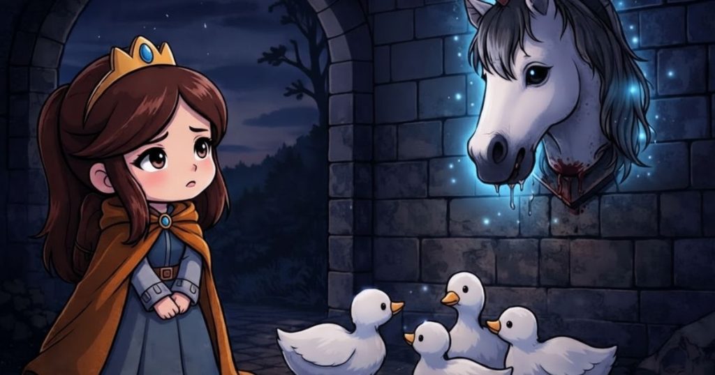 ภาพประกอบนิทานกริมม์เรื่องเจ้าหญิงเลี้ยงห่าน 3