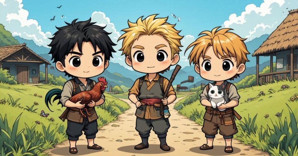 ภาพประกอบนิทานกริมม์เรื่องเด็กแห่งโชคชะตาทั้งสาม