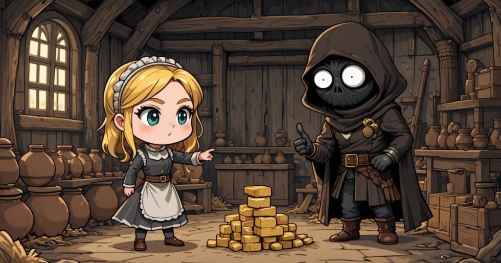 ภาพประกอบนิทานกริมม์เรื่องเฟรเดอริกและแคทเธอรีน 3