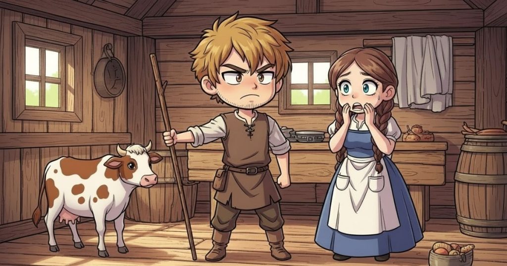 ภาพประกอบนิทานกริมม์เรื่องคนฉลาด