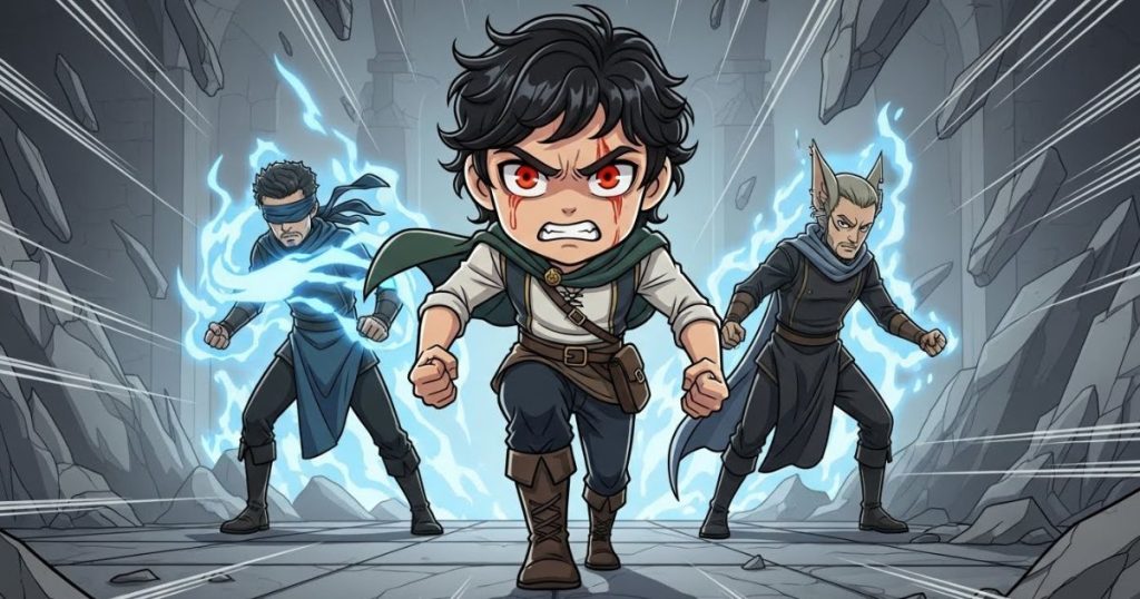 ภาพประกอบนิทานกริมม์เรื่องคนรับใช้ทั้งหก 8