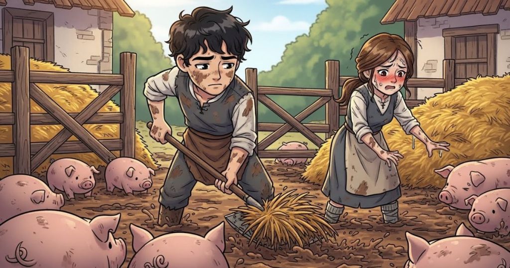 ภาพประกอบนิทานกริมม์เรื่องคนรับใช้ทั้งหก 9