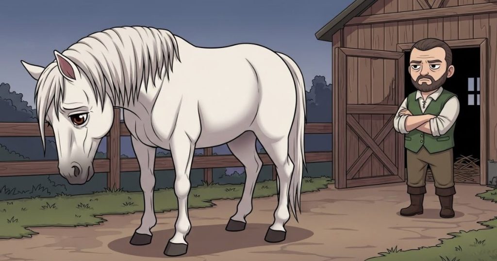 ภาพประกอบนิทานกริมม์เรื่องจิ้งจอกกับม้า 2