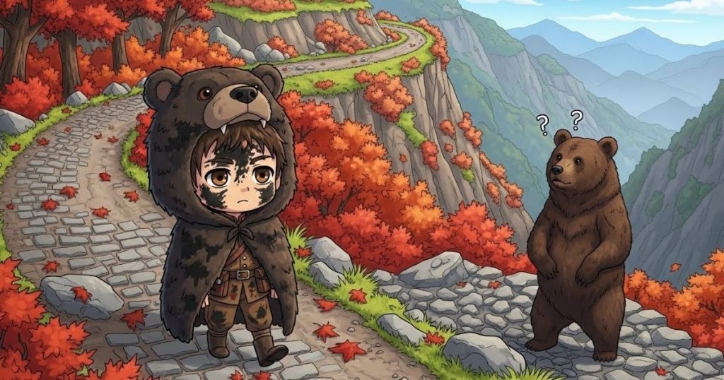 ภาพประกอบนิทานกริมม์เรื่องชายในหนังหมี 4