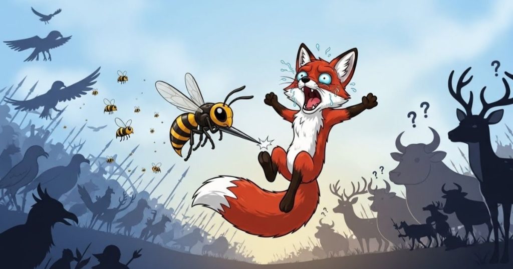 ภาพประกอบนิทานกริมม์เรื่องนกกระจิบใบไม้กับหมี 4