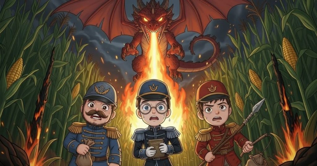 ภาพประกอบนิทานกริมม์เรื่องปีศาจกับคุณยายของมัน 2