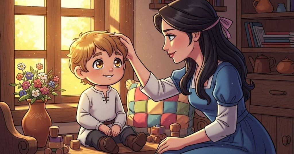 ภาพประกอบนิทานกริมม์เรื่องผ้าห่อศพ 2