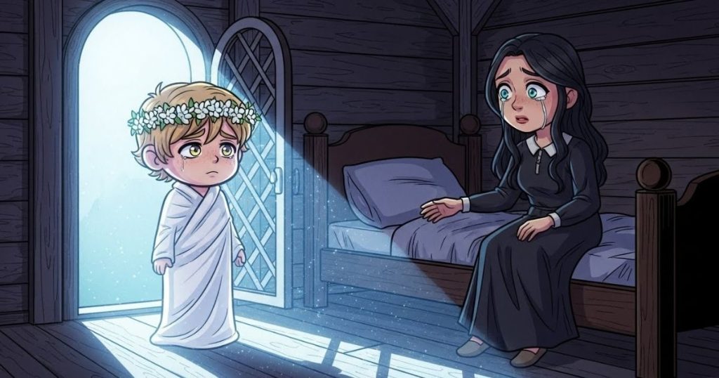 ภาพประกอบนิทานกริมม์เรื่องผ้าห่อศพ 3