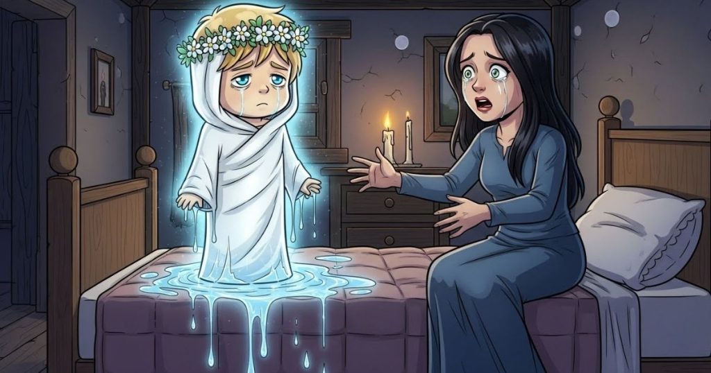 ภาพประกอบนิทานกริมม์เรื่องผ้าห่อศพ 4