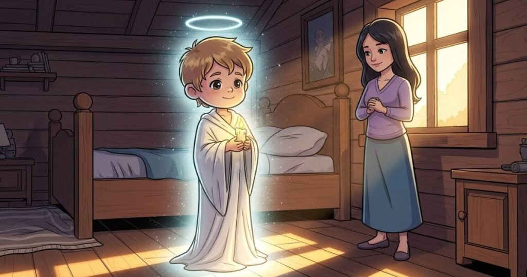 ภาพประกอบนิทานกริมม์เรื่องผ้าห่อศพ 5