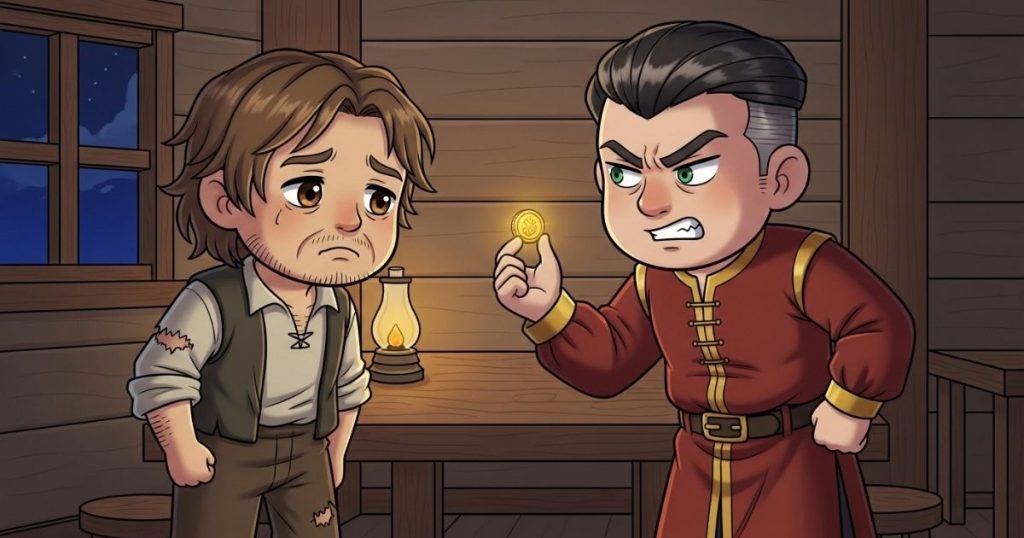 ภาพประกอบนิทานกริมม์เรื่องภูเขาซีเมลี 4