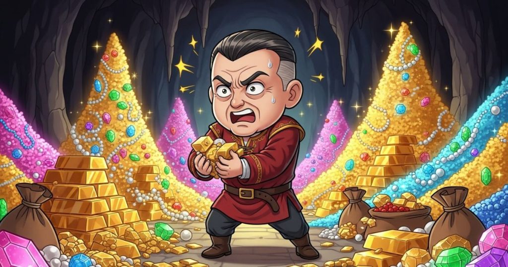 ภาพประกอบนิทานกริมม์เรื่องภูเขาซีเมลี 5