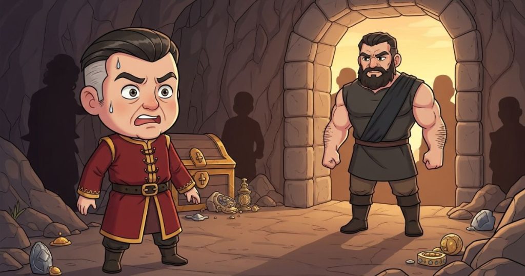 ภาพประกอบนิทานกริมม์เรื่องภูเขาซีเมลี 6