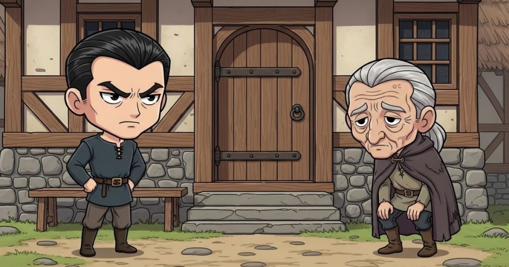 ภาพประกอบนิทานกริมม์เรื่องลูกอกตัญญู