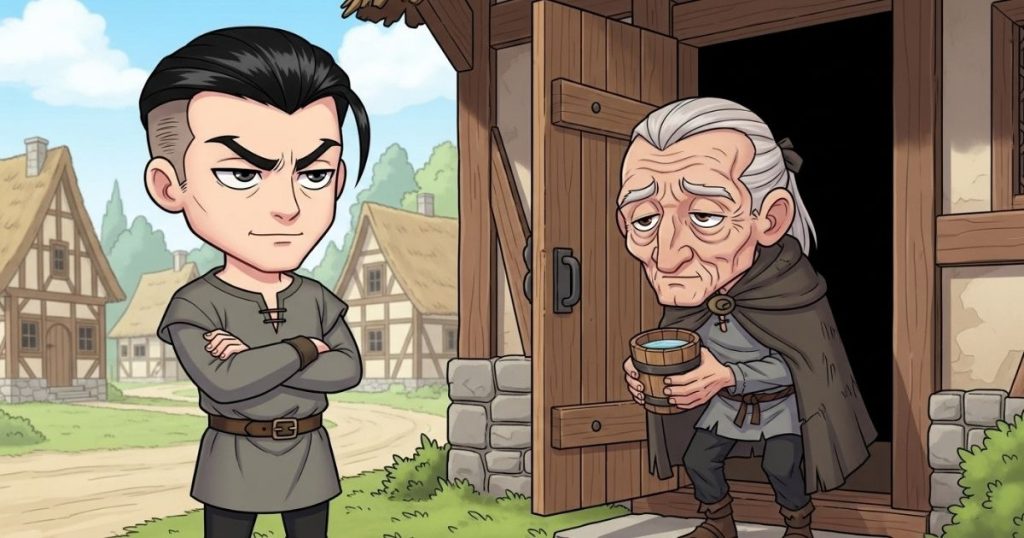 ภาพประกอบนิทานกริมม์เรื่องลูกอกตัญญู 3