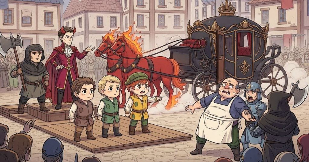 ภาพประกอบนิทานกริมม์เรื่องสามช่างฝึกหัด 5