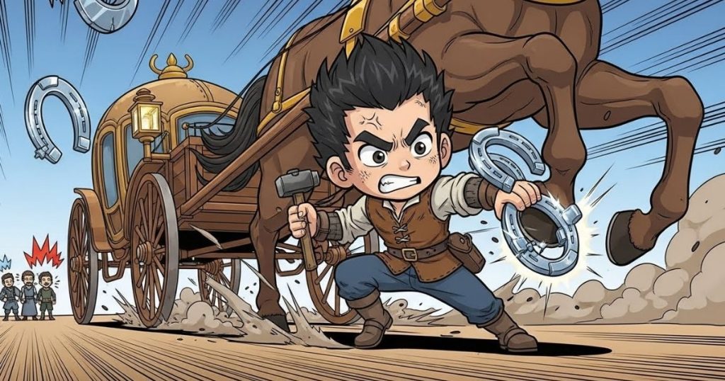 ภาพประกอบนิทานกริมม์เรื่องสามพี่น้องยอดฝีมือ 4