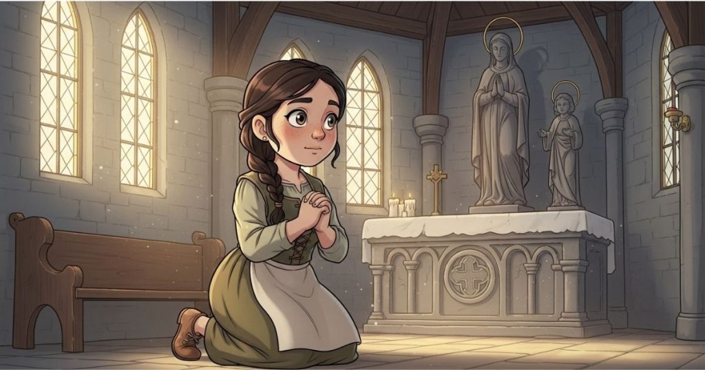 ภาพประกอบนิทานกริมม์เรื่องสาวน้อยแห่งเมืองบราเคิล 2