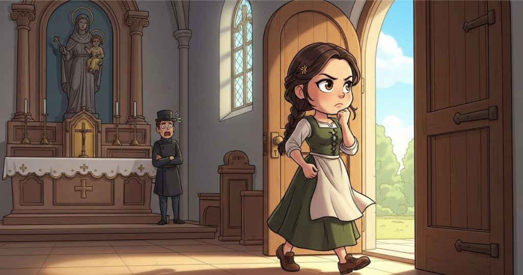 ภาพประกอบนิทานกริมม์เรื่องสาวน้อยแห่งเมืองบราเคิล 5