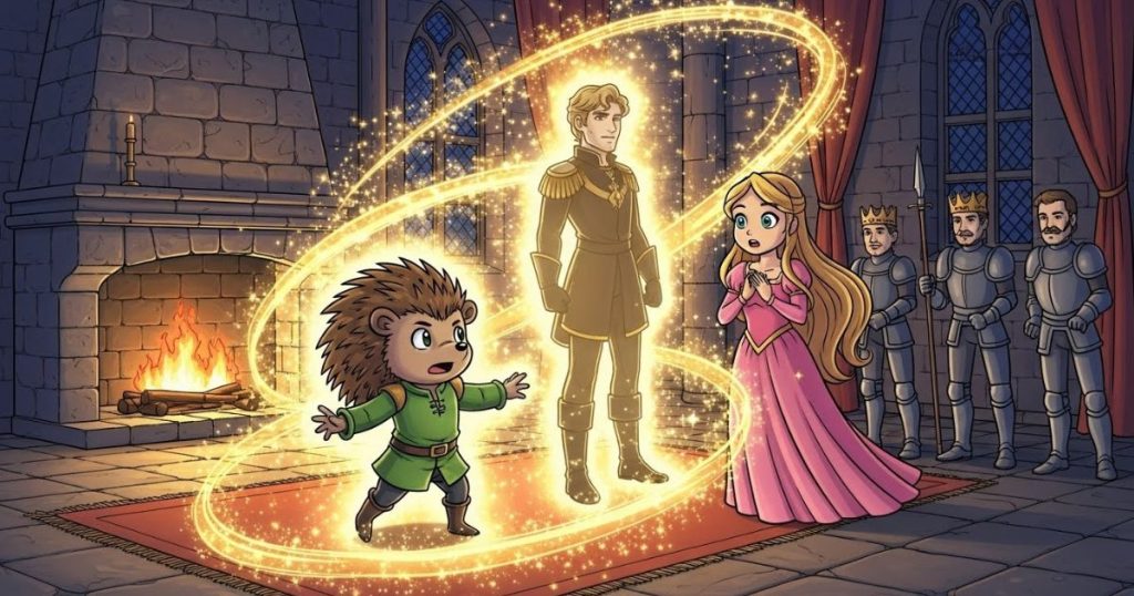 ภาพประกอบนิทานกริมม์เรื่องฮันส์เม่นน้อยของฉัน 5