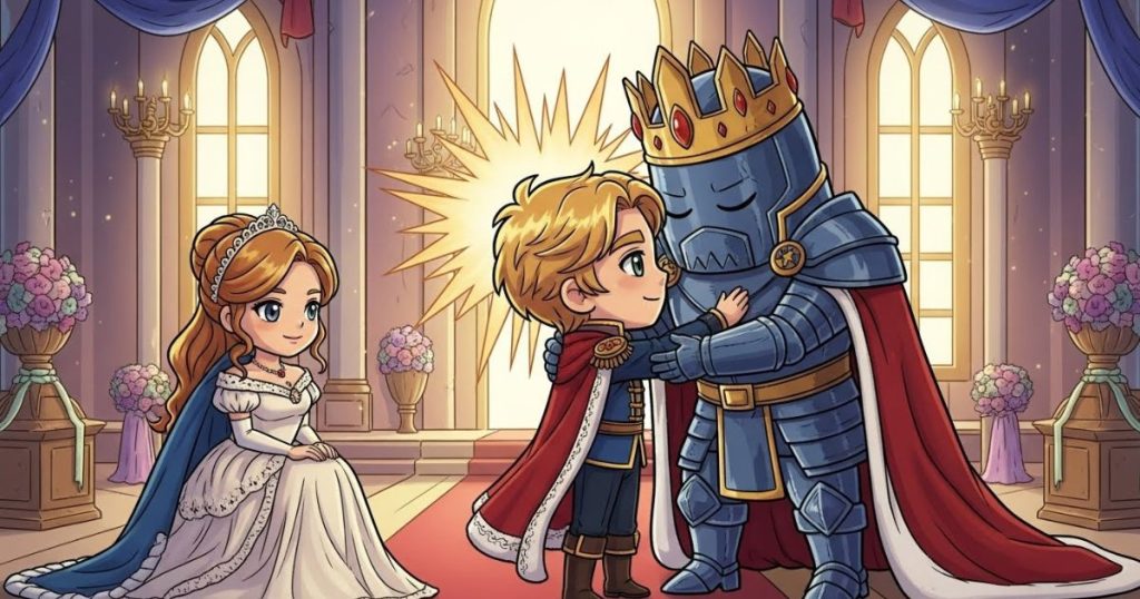 ภาพประกอบนิทานกริมม์เรื่องเจ้าจอร์นเหล็กไหล 7