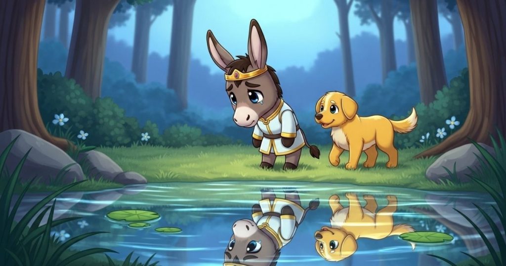 ภาพประกอบนิทานกริมม์เรื่องเจ้าชายลา 4