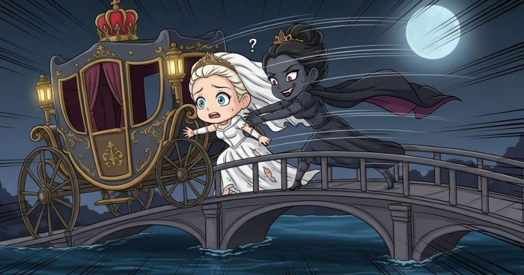 ภาพประกอบนิทานกริมม์เรื่องเจ้าสาวตัวขาวกับเจ้าสาวตัวดำ 4